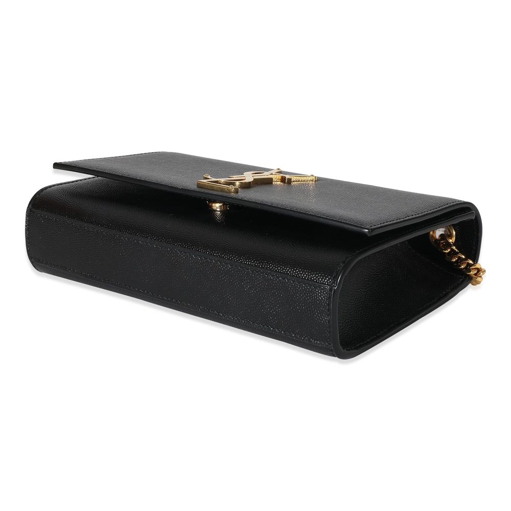 Saint Laurent Black Grain De Poudre Small Monogram Kate Bag - Picture 7 of 8